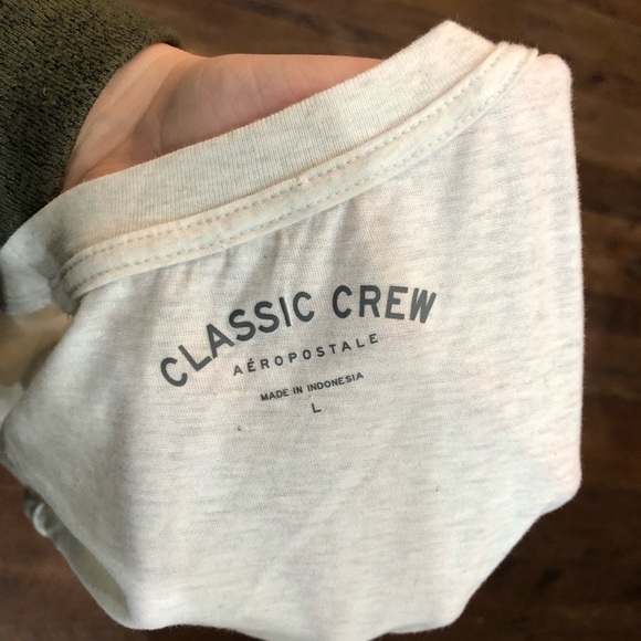 Embroidered Aero Crew neck t shirt - Picture 2 of 2